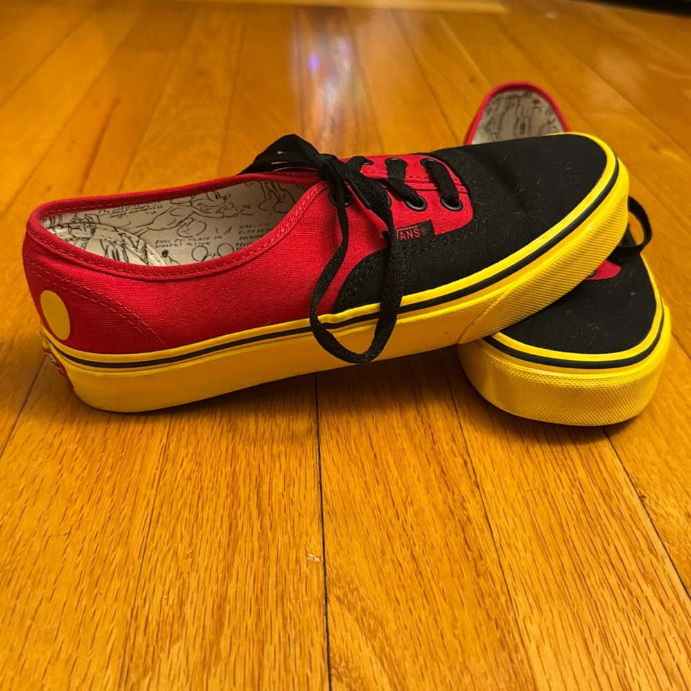 Mickey Mouse Disney Vans Shoes - Mens 5.5 / Womens 7